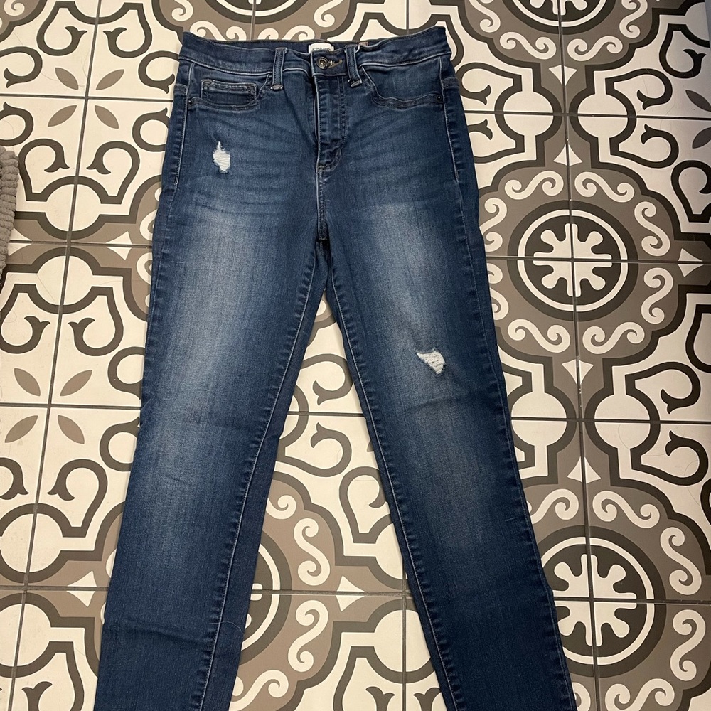 Sneak peek skinny jeans
